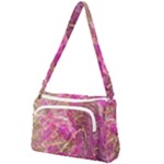 Pink blend Front Pocket Crossbody Bag