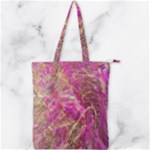 Pink blend Double Zip Up Tote Bag