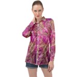 Pink blend Long Sleeve Satin Shirt
