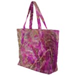 Pink blend Zip Up Canvas Bag