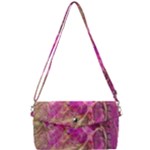 Pink blend Removable Strap Clutch Bag