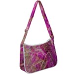 Pink blend Zip Up Shoulder Bag