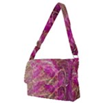 Pink blend Full Print Messenger Bag (M)