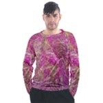 Pink blend Men s Long Sleeve Raglan T-Shirt