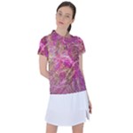 Pink blend Women s Polo T-Shirt