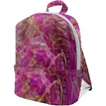 Pink blend Zip Up Backpack