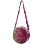 Pink blend Crossbody Circle Bag