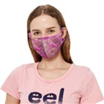 Pink blend Crease Cloth Face Mask (Adult)