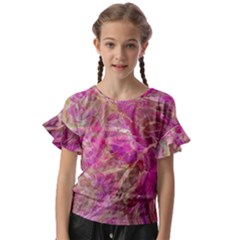 Kids  Cut Out Flutter Sleeves 