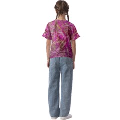 Kids  Cuff Sleeve Scrunch Bottom T-Shirt 