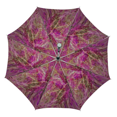 Pink blend Automatic Folding Umbrella with Case (Medium) from ArtsNow.com