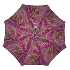 Pink blend Automatic Folding Umbrella with Case (Medium) from ArtsNow.com