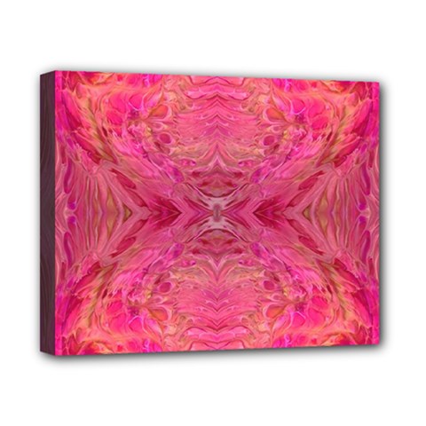 Pink Pour  Canvas 10  x 8  (Stretched) from ArtsNow.com
