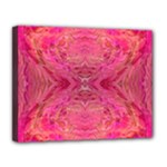 Pink Pour  Canvas 14  x 11  (Stretched)