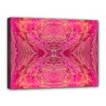 Pink Pour  Canvas 16  x 12  (Stretched)