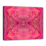 Pink Pour  Canvas 20  x 16  (Stretched)