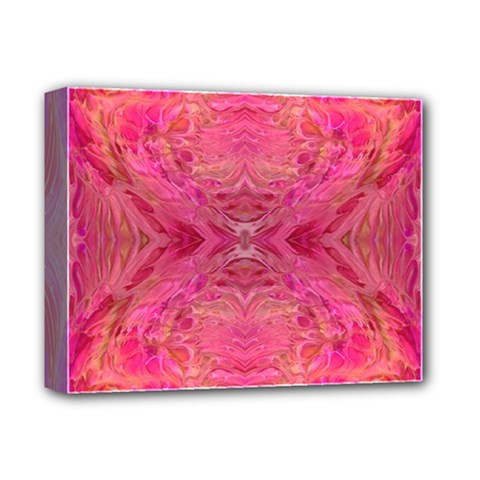 Pink Pour  Deluxe Canvas 14  x 11  (Stretched) from ArtsNow.com