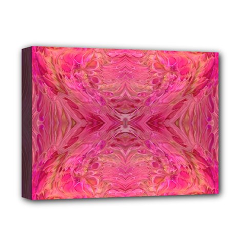 Pink Pour  Deluxe Canvas 16  x 12  (Stretched)  from ArtsNow.com