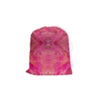 Pink Pour  Drawstring Pouch (Small)
