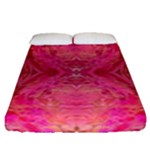 Pink Pour  Fitted Sheet (Queen Size)