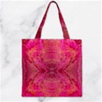 Pink Pour  Zipper Grocery Tote Bag