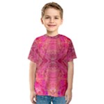 Pink Pour  Kids  Sport Mesh T-Shirt