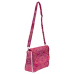 Pink Pour  Shoulder Bag with Back Zipper