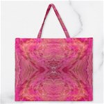 Pink Pour  Zipper Large Tote Bag