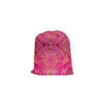 Pink Pour  Drawstring Pouch (XS)