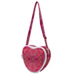 Pink Pour  Heart Shoulder Bag