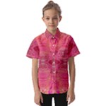 Pink Pour  Kids  Short Sleeve Shirt