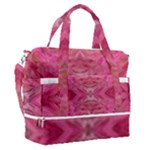 Pink Pour  Sports Shoulder Bag with Shoes Compartment