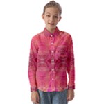 Pink Pour  Kids  Long Sleeve Shirt