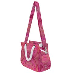 Rope Handles Shoulder Strap Bag 
