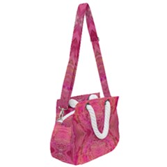 Rope Handles Shoulder Strap Bag 