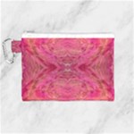 Pink Pour  Canvas Cosmetic Bag (Medium)