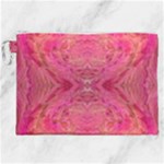 Pink Pour  Canvas Cosmetic Bag (XXL)