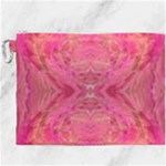 Pink Pour  Canvas Cosmetic Bag (XXXL)