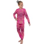 Pink Pour  Kids  Long Sleeve Set 