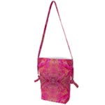 Pink Pour  Folding Shoulder Bag