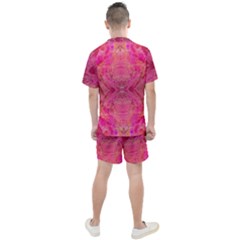 Men s Mesh T-Shirt and Shorts Set 