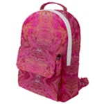 Pink Pour  Flap Pocket Backpack (Small)