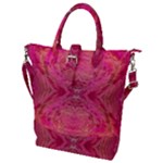 Pink Pour  Buckle Top Tote Bag