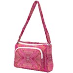 Pink Pour  Front Pocket Crossbody Bag