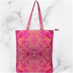 Pink Pour  Double Zip Up Tote Bag