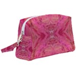 Pink Pour  Wristlet Pouch Bag (Large)