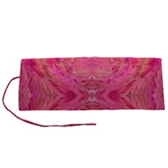 Pink Pour  Roll Up Canvas Pencil Holder (S) from ArtsNow.com