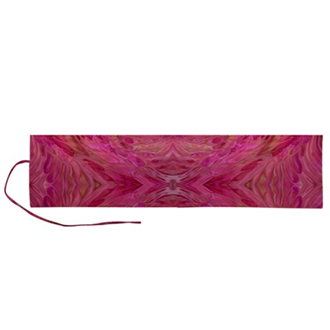 Pink Pour  Roll Up Canvas Pencil Holder (L) from ArtsNow.com