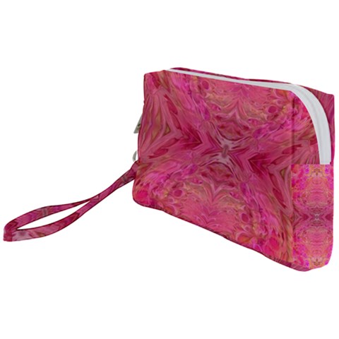 Pink Pour  Wristlet Pouch Bag (Small) from ArtsNow.com