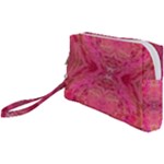 Pink Pour  Wristlet Pouch Bag (Small)